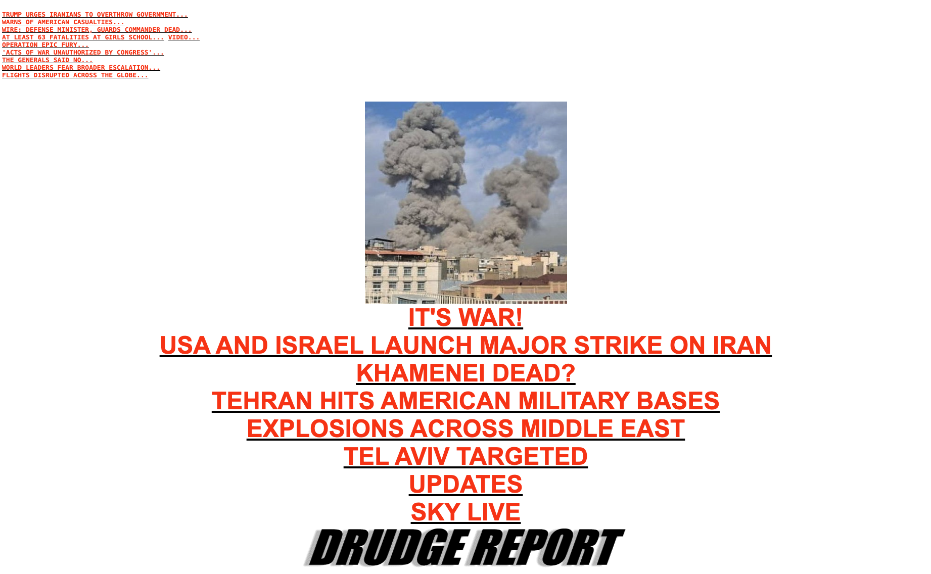 Drudge Headline